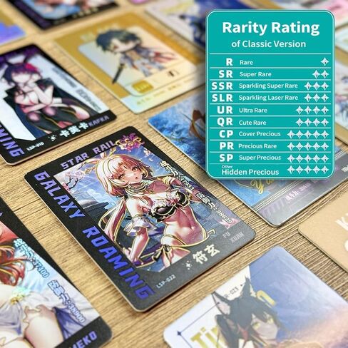 Honkai Star Rail Collectible Cards - Booster Packs Trading Card - Deluxe Version Collectible Poker Deck of Cards Game Merch (Deluxe) in Saudi Arabia