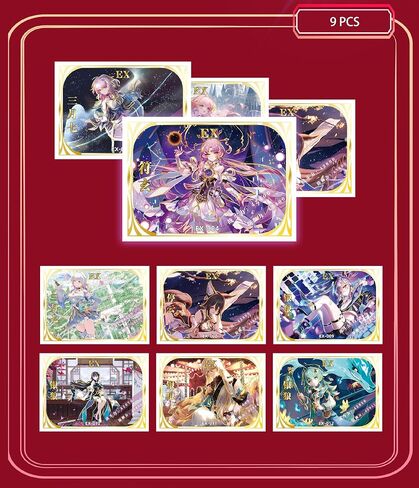 Honkai Star Rail Collectible Cards - Booster Packs Trading Card - Deluxe Version Collectible Poker Deck of Cards Game Merch (Deluxe) in Saudi Arabia