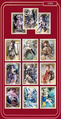 Honkai Star Rail Collectible Cards - Booster Packs Trading Card - Deluxe Version Collectible Poker Deck of Cards Game Merch (Deluxe) in Saudi Arabia