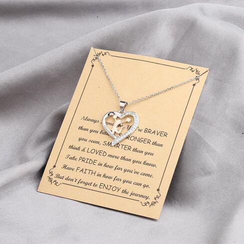 FUSTMW Cheerleader Gifts Necklace Cheer Charm Necklace Cheerleader Gift Cheerleading Gifts Cheer Gifts for Team in Saudi Arabia