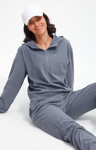 Libin Women's 2 Piece Sweatsuits Lounge Sets Corduroy Half Zip Hoodie Sweatshirt Sweatpants With Pockets Fall Outfits in Kuwait