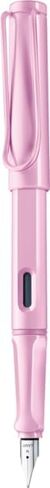 Lamy safari Fountain Pen - Elegant Design Cool Pens, Best Pens For Smooth Writing, Journaling, and Calligraphy - Light Rose Broad in Saudi Arabia
