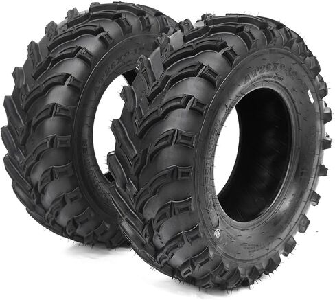 Garvee 25x10-12 ATV/UTV Tires 6PR 25x10x12 Off-Road All-Terrain Tires TL Set of 2 in Saudi Arabia