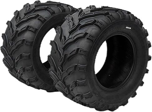 Garvee 25x10-12 ATV/UTV Tires 6PR 25x10x12 Off-Road All-Terrain Tires TL Set of 2 in Saudi Arabia