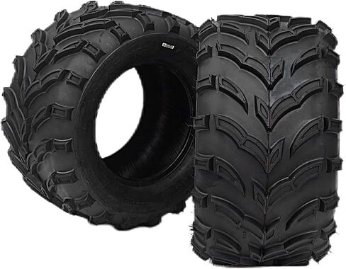 Garvee 25x10-12 ATV/UTV Tires 6PR 25x10x12 Off-Road All-Terrain Tires TL Set of 2 in Saudi Arabia