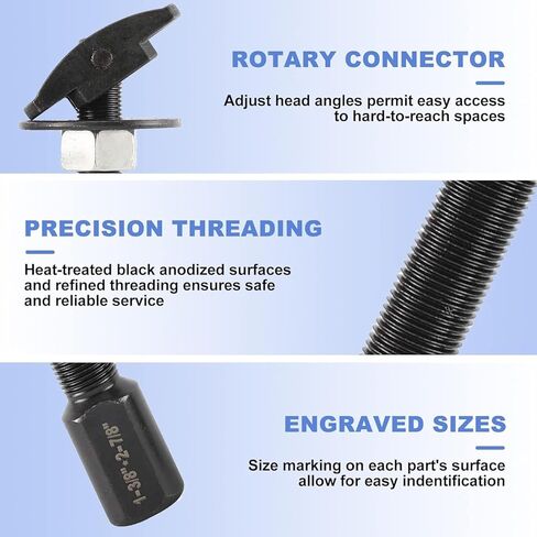 KUNTEC 3 قطعة المحور الخلفي تحمل مجتذب المحور تحمل مجتذب النازع المثبت مجموعة أدوات إصلاح in Kuwait