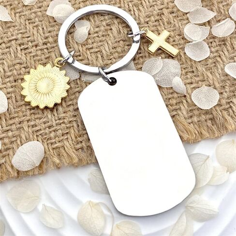 Christian Gifts for Women Friends Inspirational Religious Keychain Gifts for Teen Girls Women Catholic Confirmation Gifts Birthday Christmas Gift in Kuwait