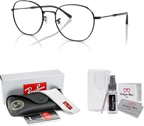 نظارات شمسية مستديرة من Ray-Ban RB3809 للرجال والنساء + حزمة مع مجموعة نظارات مجانية من Designer iWear in Saudi Arabia