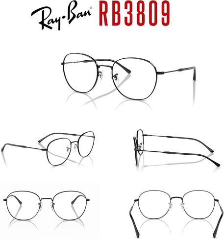 نظارات شمسية مستديرة من Ray-Ban RB3809 للرجال والنساء + حزمة مع مجموعة نظارات مجانية من Designer iWear in Saudi Arabia