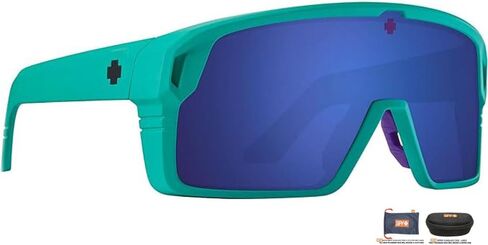 نظارات شمسية مستطيلة الشكل من SPY Monolith مقاس 62 ملم للرجال + حزمة مع مجموعة نظارات مجانية من Designer iWear in Saudi Arabia