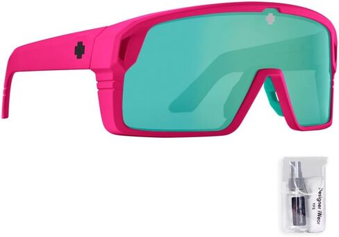 نظارات شمسية مستطيلة الشكل من SPY Monolith مقاس 62 ملم للرجال + حزمة مع مجموعة نظارات مجانية من Designer iWear in Saudi Arabia