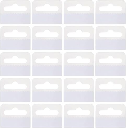 1.37 × 1.77 بوصة علامات تعليق لاصقة ذاتية اللصق معلقة فتحة بلاستيكية خطاف واضح لمتجر البيع بالتجزئة عرض عناصر البيع مكتب المنزل 100 قطعة in Kuwait