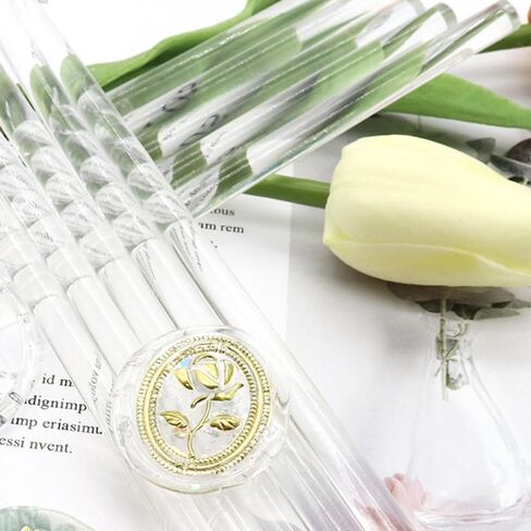 yolakis الغراء بندقية الشمع ختم العصي عدة 20 قطعة لون شفاف ختم الشمع العصي عدة لختم الشمع ختم كبيرة لدعوة الزفاف بطاقات عيد الميلاد المغلفات حزمة الشمع ختم ديكو (عدة مسدس الشمع الغراء) in Kuwait