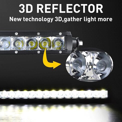 Willpower 38 inch 180W Spot Single Row 14400LM Off Road LED Fog & Driving Roof Bumper Light Bars 2 Style Mounting Brackets for Off road ATV UTV Trucks Boat,12V 24V Waterproof in Saudi Arabia