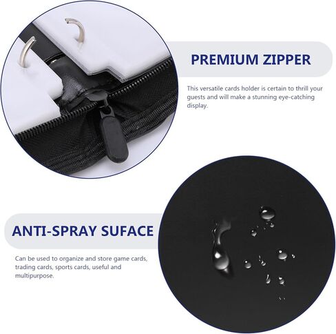 حافظة بطاقات تجارية بأكمام، حافظة بطاقات رياضية مكونة من 9 جيوب، سحاب ممتاز 900 جيب من البولي يوريثان، حافظة بطاقات لألبومات البطاقات القابلة للجمع من أجل MTG، من أجل TCG، البطاقات الرياضية، بطاقات الألعاب in Kuwait