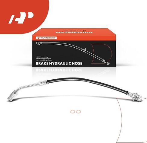 A-Premium Front Driver Side Brake Hydraulic Hose Compatible with Ford Models - Mustang 1999-2004 - Replace# F9ZZ2078AA in Saudi Arabia