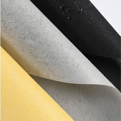 OUKEYI 40 Sheets Korean Of Cotton Wrapping Flower Paper Non-Woven Floral Wrapping Paper, Waterproof Pleated Withdrawable Flower Bouquet Lining Paper Gift Packaging Paper (Milk) in Kuwait