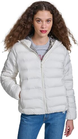 Champion Women's Quilted Coat Packable Puffer Jacket with Hood in Saudi Arabia