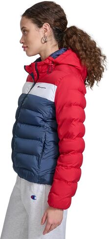 Champion Women's Quilted Coat Packable Puffer Jacket with Hood in Saudi Arabia