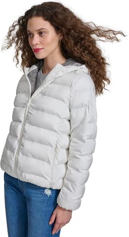 Champion Women's Quilted Coat Packable Puffer Jacket with Hood in Saudi Arabia