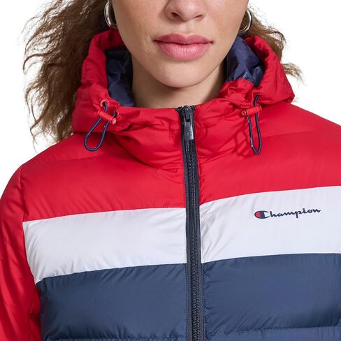 Champion Women's Quilted Coat Packable Puffer Jacket with Hood in Saudi Arabia