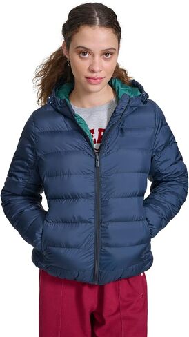 Champion Women's Quilted Coat Packable Puffer Jacket with Hood in Saudi Arabia