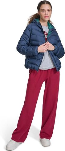Champion Women's Quilted Coat Packable Puffer Jacket with Hood in Saudi Arabia