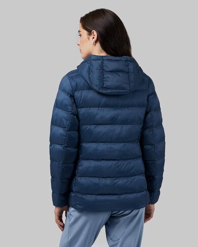 32 Degrees Heat Women's Lightweight Poly-Fill Packable Hooded Jacket | Layering | Semi-Fitted | Zippered Pockets in Saudi Arabia