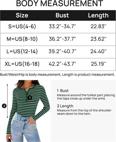ZESICA Womens Long Sleeve Striped Shirts V Neck Button Up Sweater Casual Loose Basic Tops 2024 Trendy Fall Clothes in Kuwait