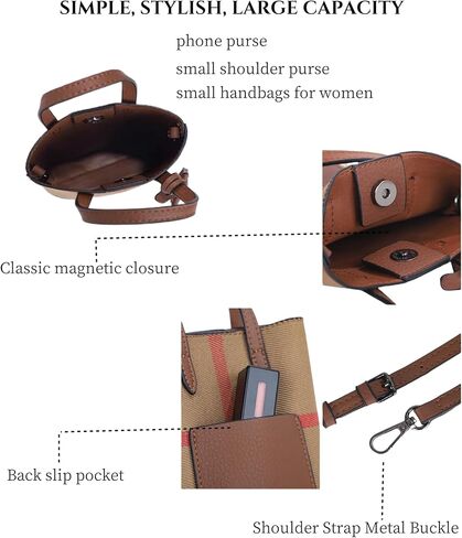Small Crossbody Bags for Women Designers Cell Phone Purse Luxury Womens Shoulder Bag Top Handle Mini Wallet Adjustable Strap in Saudi Arabia
