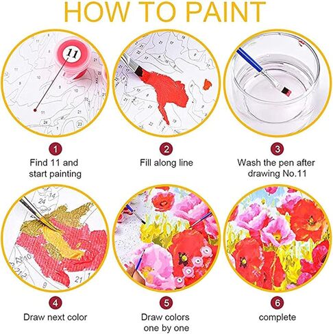 Dancing Woman Oil Painting Paint by Number Kits 16 x 20 inch Canvas Abstract Graffiti Red Dress Female Dancer DIY Painting for Kid Students Adult Beginner with Brushes Acrylic Pigment (without Frame) in Kuwait