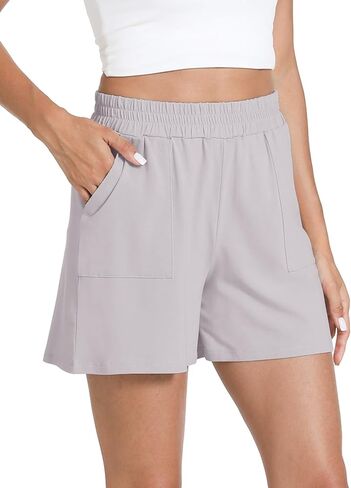 GYS Bamboo Viscose Pajama Shorts Women Soft Sleep Shorts with Pockets Comfy Lounge Shorts Pj Bottoms in Saudi Arabia
