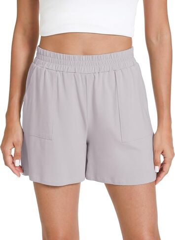 GYS Bamboo Viscose Pajama Shorts Women Soft Sleep Shorts with Pockets Comfy Lounge Shorts Pj Bottoms in Saudi Arabia
