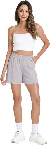 GYS Bamboo Viscose Pajama Shorts Women Soft Sleep Shorts with Pockets Comfy Lounge Shorts Pj Bottoms in Saudi Arabia