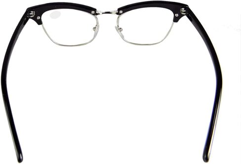 Circleperson Women Cat eye Reading glasses Rhinestone reader Vintage style in Kuwait
