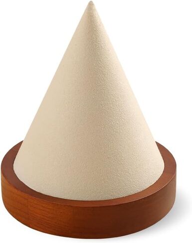 Ring Holder, Jewelry Display for Vendors,Wooden Bangle Bracelet Holder Display,Premium Jewelry Holder,Beige Small Jewelry Stand in Kuwait