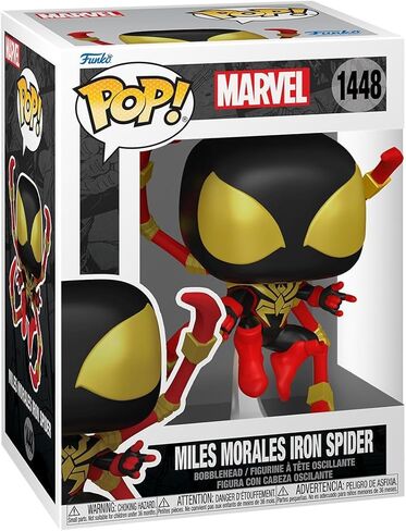 Funko Pop! Marvel: Spider-Man Comics - Miles Morales Iron Spider with Chase (Styles May Vary) in Saudi Arabia