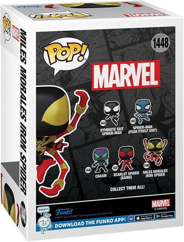 Funko Pop! Marvel: Spider-Man Comics - Miles Morales Iron Spider with Chase (Styles May Vary) in Saudi Arabia