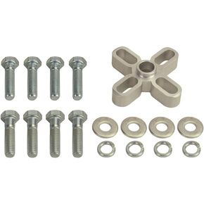 Derale 31500 1/2" Fan Spacer,Silver