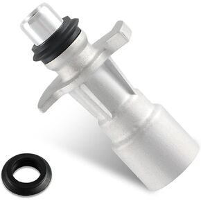 HIMARKLIF Upgrade Aluminum Engine Oil Cooler Inlet Connector Compatible With Land Rover Sport LR4 Range Rover Replace# LR030593 C2Z18658 LR028136 LR011997