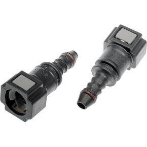 Dorman 800-188 Quick Connector 5/16 In. Steel TO 6mm Nylon 180 with O ring, 2 Pack