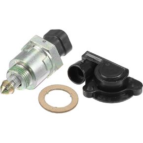 X AUTOHAUX 1 Set 25527077 Throttle Position Sensor TPS and Fuel Injection Idle Air Control Valve Kit for Chevrolet Astro Blazer S10 Blazer 1991-1994