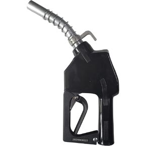 Green 3/4" Inch NPT Automatic Shut-Off Fuel Nozzle With Hook 13/16"Spout Max Flow Rate 16 GPM Perfect For Industry,Transportation Used for diesel,gasoline,kerosen