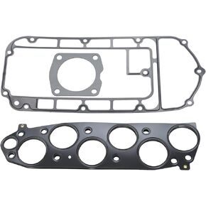 Intake Plenum Gaskets Set Upper Compatible with 2003-2010 Honda Accord Odyssey, 2003-2006 Acura TL, Replace#MS96410