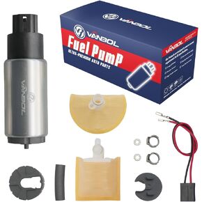 Electric Fuel Pump Install Kit Fit Toyota Pontiac Scion Nissan Lexus Honda Ford High Flow Universal Automotive 12v Gasoline Replaces Compatible E2068 GSS341 E8229 E8577M SP8022M E8213 EFP382A