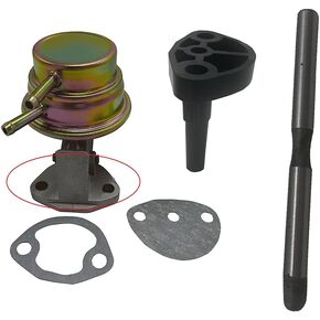 113127025D Fuel Pump Kit including 113127025D(Fuel Pump) 113127303(Flange) 113127307(108mm Long Drive Rod, Generator Style), Beetle & Ghia thru 1973 Bus thru 1971