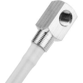 Sxkxm 7-9048 Fuel Withdrawal Tube, 12 inch Depth Standard Fuel Tank Pickup Tube Universal Boat Gas Tank Tube, Fuel Tank Pickup Tube with Strainer, Adjustable Length Rigid Polyethylene Fuel Tube