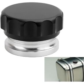 1.5" 38mm Universal Aluminum Alloy Weld Billet On Filler Neck Cap Oil Fuel Water Tank Black