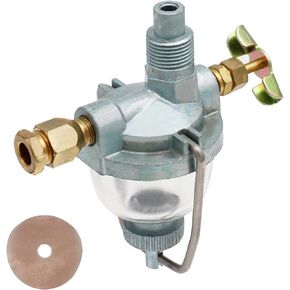 THUNDERMINGO Glass Fuel Sediment Bowl AM3100T AT326991 Assemble for John Deere Tractor 1010 320 330 40 420 430 440 M Allis Chalmers B C D14 D17 D19 Replace AT326991 235560 237944 70235560 0W426A
