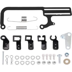 Cable Mount Kit Compatible with EZ-EFI and GM 700R4 Replacement for 304147 Transmissions Carburetor Throttle Bracket Adjustable Throttle Linkage Kit